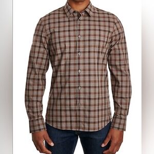 Modern English John Lennon Stretchable Plaid Shirt 2XL NWT